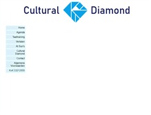 Tablet Screenshot of culturaldiamond.org